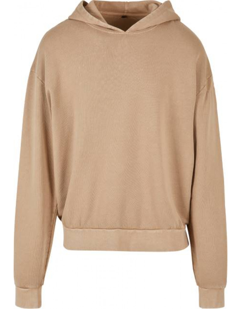 Pulover bărbătesc supradimensionat cu glugă „Acid Wash”